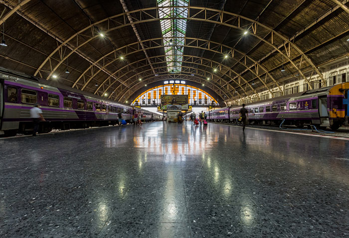 Estación de tren de Hua Lamphong en Bangkok
