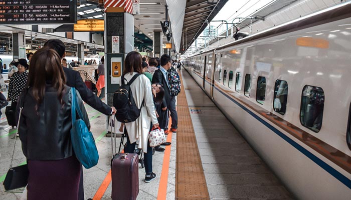 Nagoya a Tokio en tren