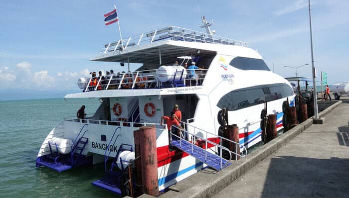 Viaje desde Bangkok en Koh Kood Wan y ferry
