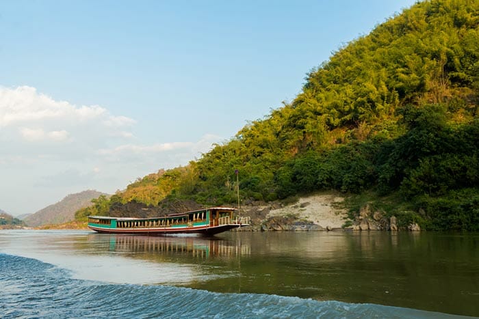 En barco desde Chiang Mai a Luang Prabang