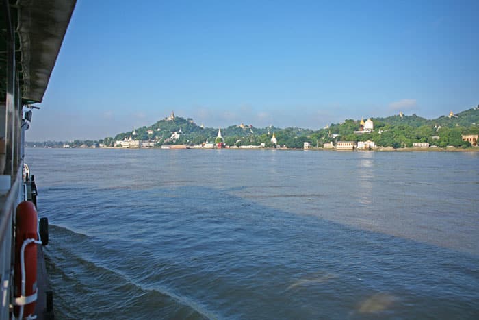 De Mandalay a Bagan en barco