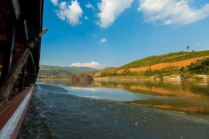 En barco desde Chiang Mai a Luang Prabang