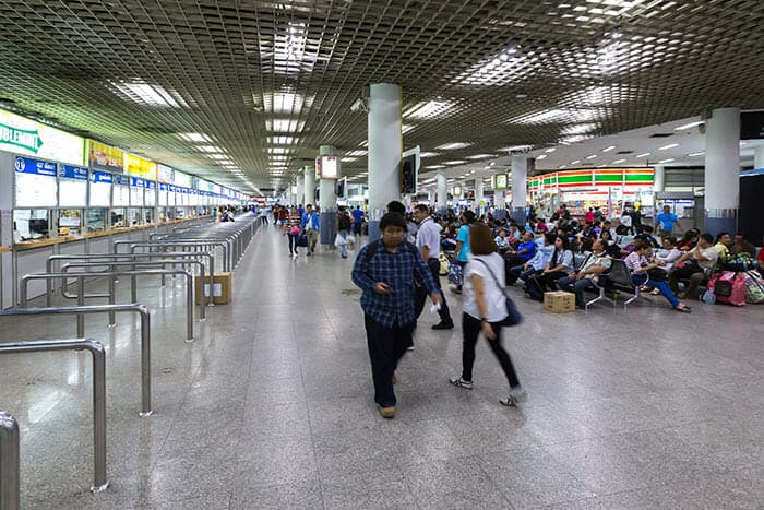 Terminal de autobuses de Morchit en Bangkok