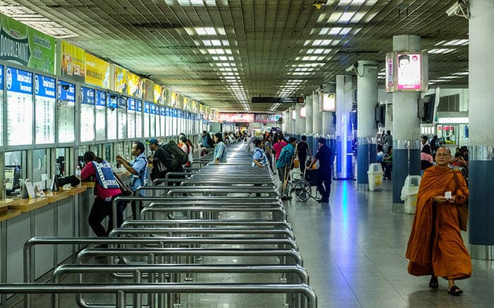 Terminal de autobuses de Morchit en Bangkok