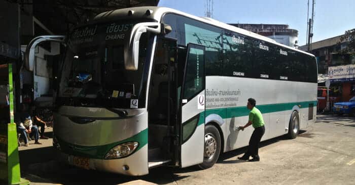 Autobús desde Chiang Mai a Chiang Mai