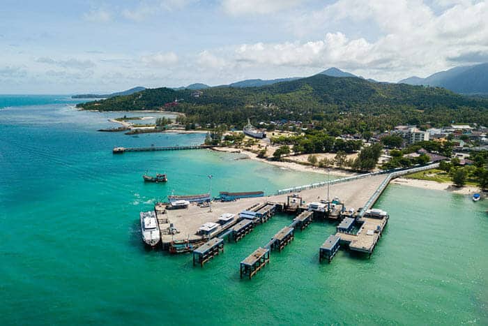 Muelle de Thong Sala en Koh Phangan