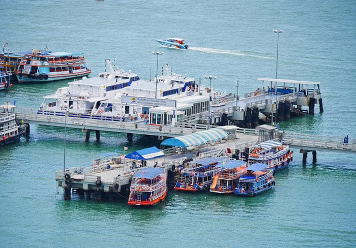 De Pattaya a Hua Hin en ferry