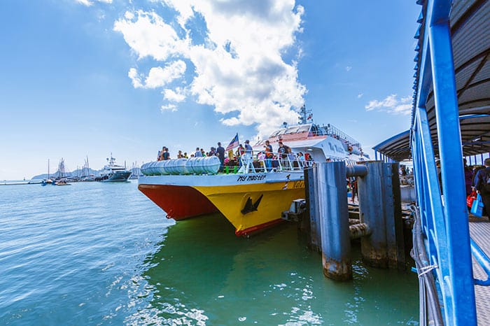Ferry de alta velocidad de Penang a Langkawi