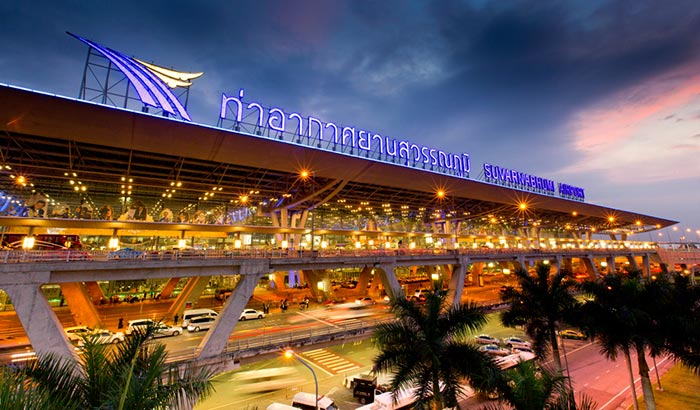 Tomar un vuelo de Bangkok a Yangón