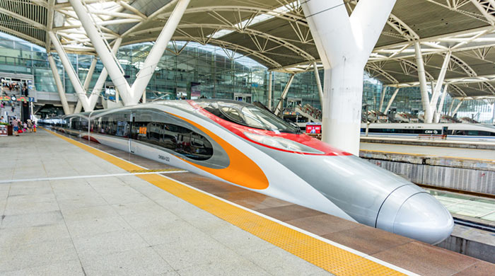 De Hong Kong a Cantón en tren