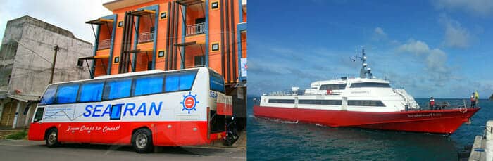 Koh Tao a Koh Phi Phi en ferris y autobuses