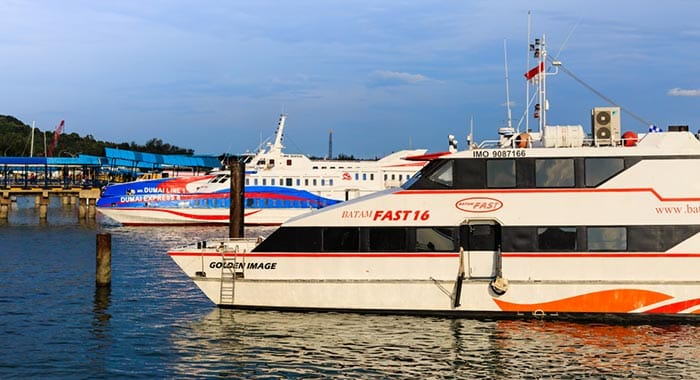 Singapur a Batam en ferry