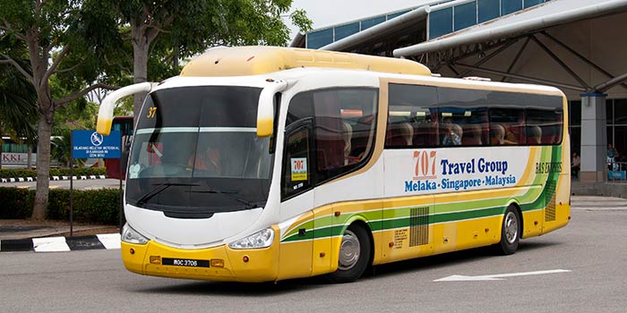 Autobús de Singapur a Malaca