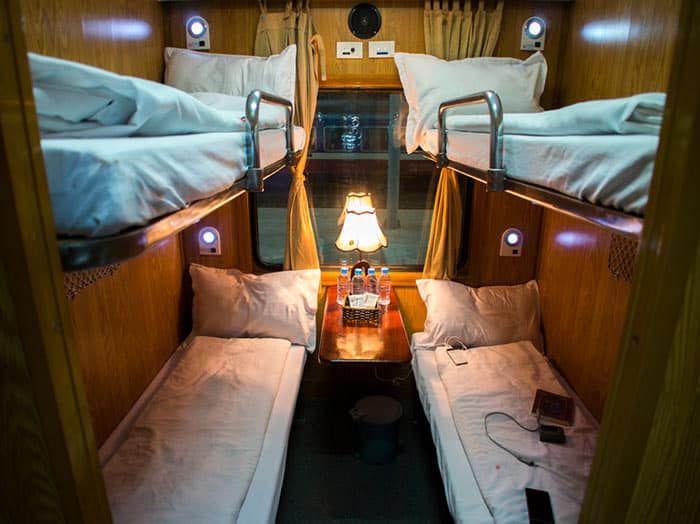 Un coche cama en Vietnam