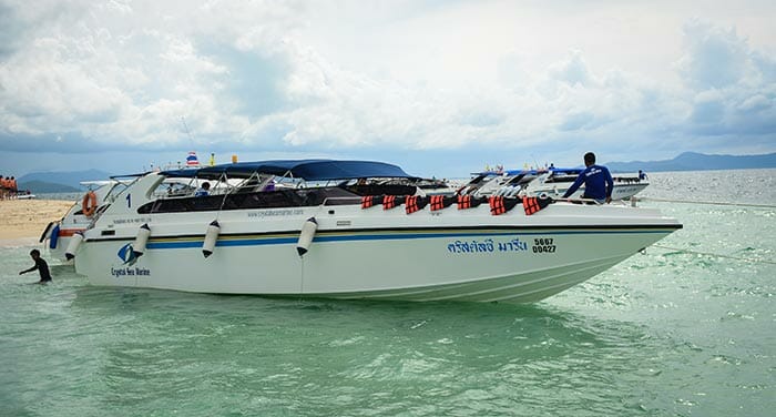 Krabi a Phuket en lancha rápida
