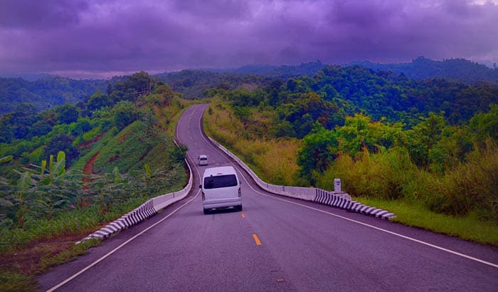 Surat Thani a Phuket en minibús