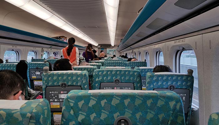 De Taipéi a Taichung en tren
