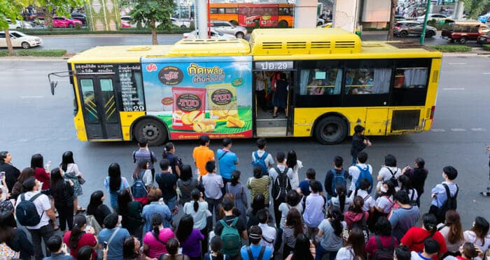 Autobús público en Tailandia