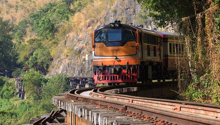 Trenes de Bangkok a Kanchanaburi