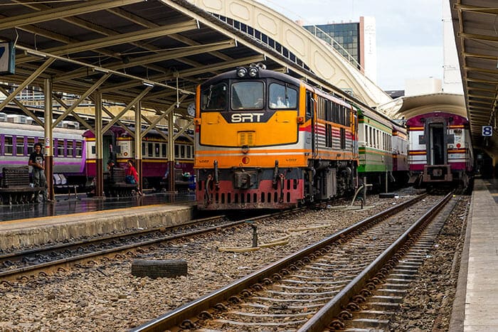 De Bangkok a Chumphon en tren
