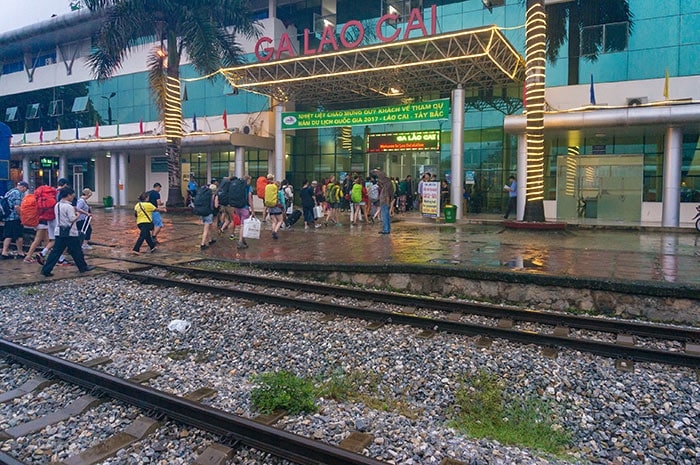 Estación de tren de Lao Cai.