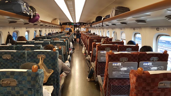 Nagoya a Tokio en tren